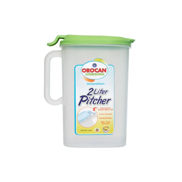 Orocan Oval Pitcher 2L Green
