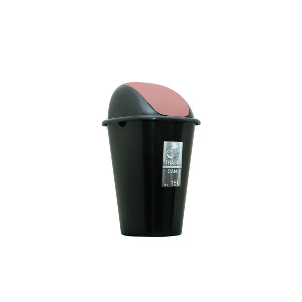 Orocan Trash Can 15L Pink